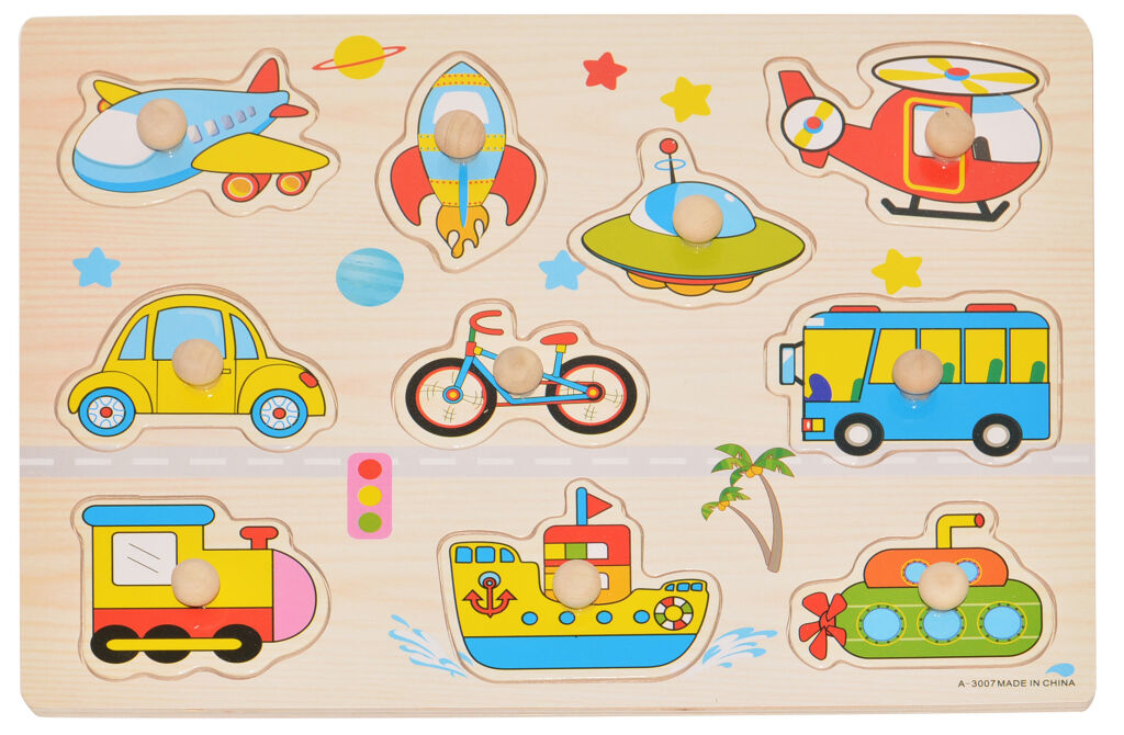 Dřevěná vkládačka-Doprava